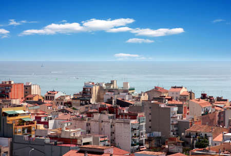 Photo for A resort town Calella on the coast of the Mediterranean Sea Spain - Royalty Free Image