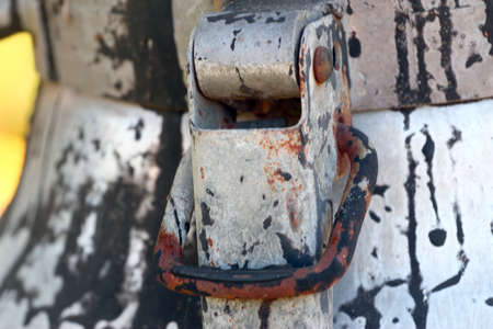 fragment of the surface of old aluminum cansの写真素材