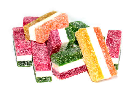 lovely sweet colorful jellies as a delicacy