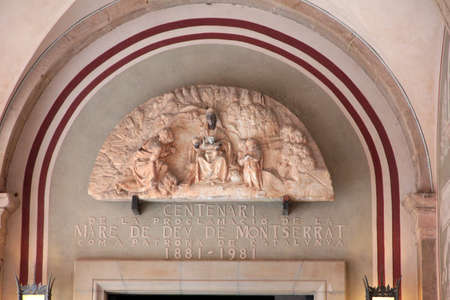temple on the mountain of Montserrat Spain