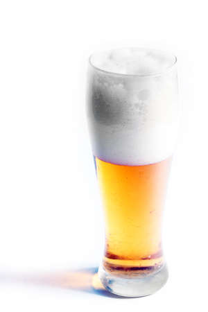 quenches thirst in the heat of a glass of beerの写真素材