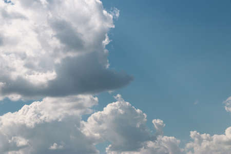 beautiful sunny cloud as part of the celestial landscapeの写真素材