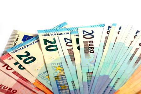 Euro banknote paper as part of the economic and trading system