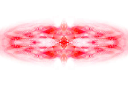 Symmetrical abstract pattern created with the photographic nature of the wild through a mirror systemの写真素材