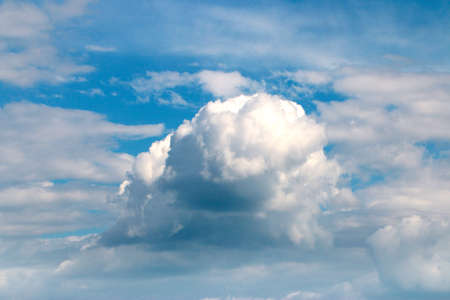 Beautiful clouds on a sunny dayの写真素材