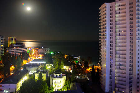 Quarters of residential buildings of the city of Sochi Krasnodar region Russiaのeditorial素材