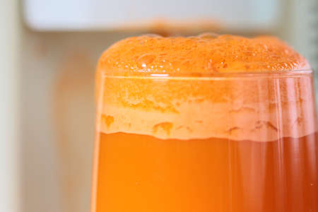 freshly squeezed carrotの写真素材