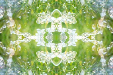 symmetrical abstract patternの写真素材