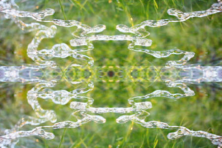 symmetrical abstract patternの写真素材