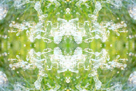 symmetrical abstract patternの写真素材