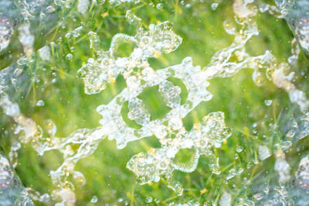 symmetrical abstract patternの写真素材