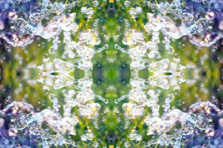 symmetrical abstract patternの写真素材