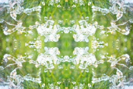 symmetrical abstract patternの写真素材