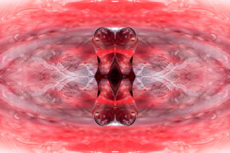 abstract background of symmetrical patternsの写真素材