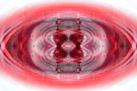 abstract background of symmetrical patternsの写真素材