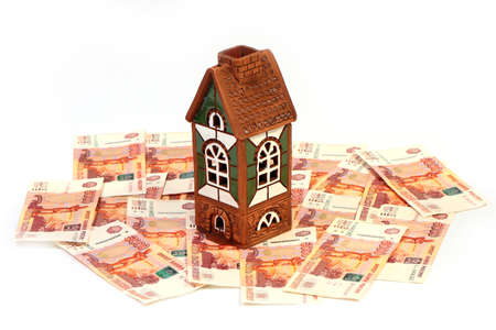 a pile of Russian paperの写真素材