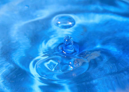 a drop of pure water