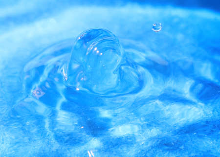 a drop of pure water