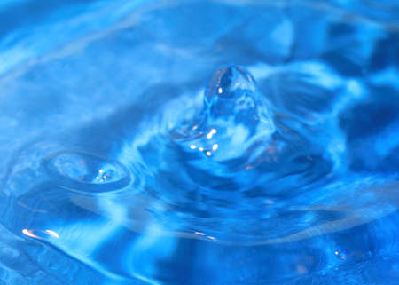 a drop of pure waterの写真素材