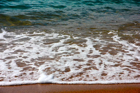 sandy beach on the mediterranean coast