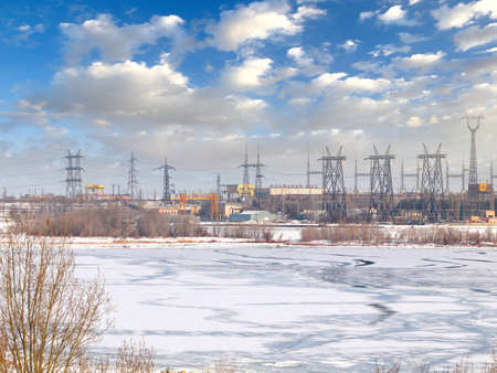 hydroelectric power stationの写真素材