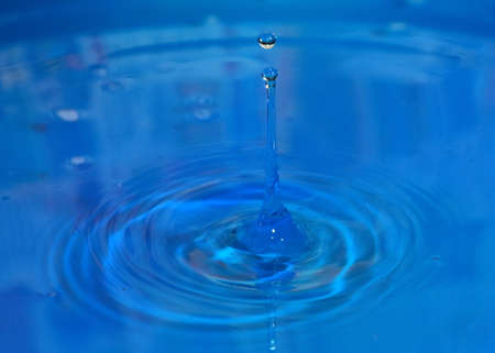 drop water and splashの写真素材