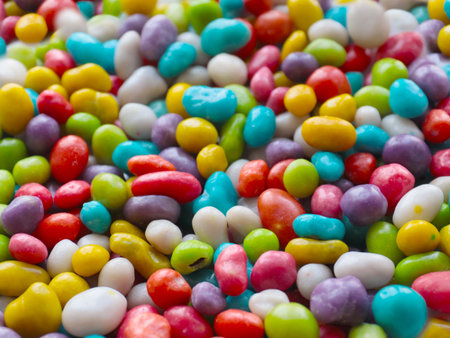 lovely sweet multi-colored sugar pills as a children's treat