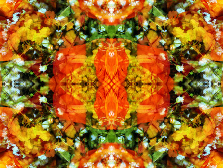 beautiful symmetrical kaleidoscope background image