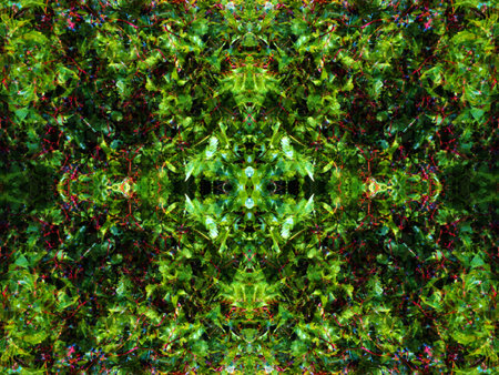 beautiful abstract symmetrical pattern for relaxation