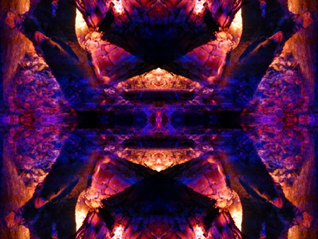 beautiful abstract symmetrical pattern for relaxation