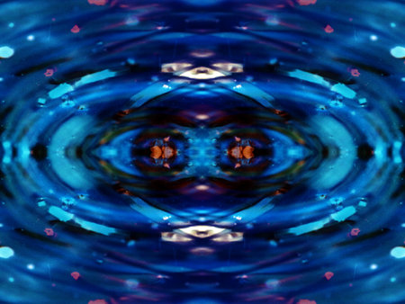 beautiful abstract symmetrical pattern for relaxation