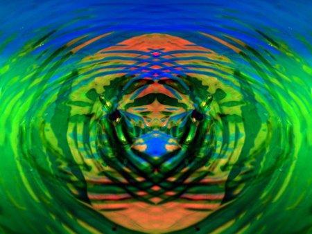 beautiful abstract symmetrical pattern for relaxation