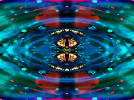 beautiful abstract symmetrical pattern for relaxation