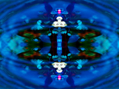beautiful abstract symmetrical pattern for relaxationの写真素材