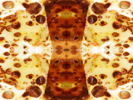 symmetrical background image created when viewed through mirrors