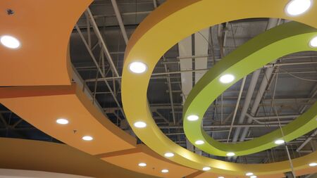 Modern lamp. Hanging lamp.の写真素材