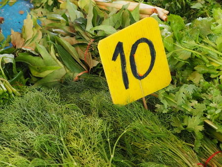 Vegetable  selling at local Thai market.の写真素材