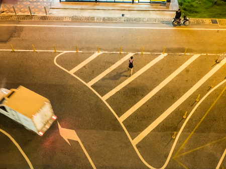 Image of arial symbol of the road.の写真素材