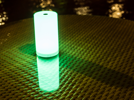 Lamp on the table.の写真素材