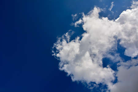 Blue Summer Sky with Clouds