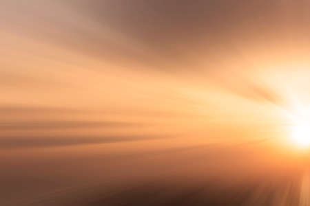 sunset over the seaの写真素材