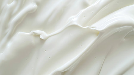 Milk liquid white color drink and food texture background.の素材
