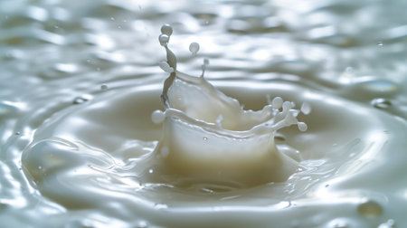 real photo of milk circle ripple, drop of splash water waves, top view, texture surface for template.の素材