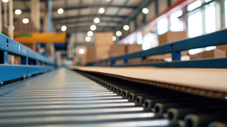 production of corrugated cardboard conveyorの素材