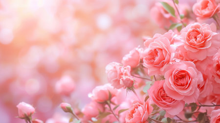 background space valentine nature pink floral for bouquet blossom wedding leaf flower textの素材