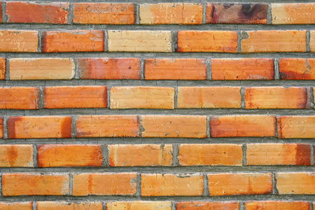 wide old red brick wall texture background home or office design backdrop