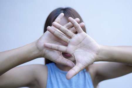 Stop abusing violence, Children violence and abused concept