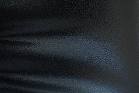 Black background. Leather car seat covers and sofas.の写真素材