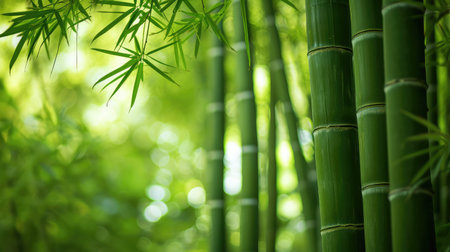 Bamboo forest,green nature backgroundの素材