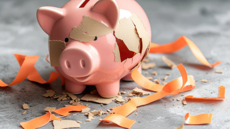 Broken piggy bankの素材